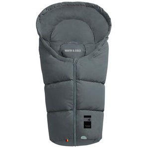 Odenwälder BABYSCHALEN-FUßSACK Milo Grey, Grau, Textil, Füllung: Faserbällchen, Winterfußsack, Kindersitze, Kindersitzzubehör