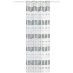 Ösenschal - blau - Materialmix - 140 cm - 245 cm | Möbel Kraft