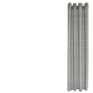 Ösenschal | grau | 140 cm | 1 cm |