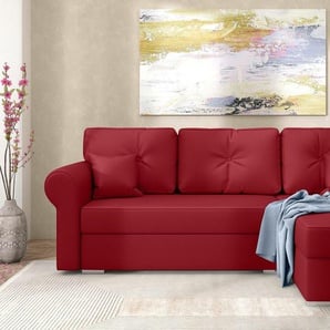 tiauant Mobiliario Sofa Modulares 3-Sitzer-Sofa Schwarz Ecksofa Sitzfläche: 168,5 x 56,5 cm Länge x Tiefe Kunstleder