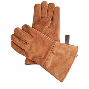 Ofenhandschuhe Gloves Rindsleder braun, Designer Weltevree, 2x30x18 cm