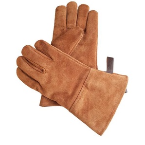 Ofenhandschuhe Gloves Rindsleder braun, Designer Weltevree, 30x2x18 cm