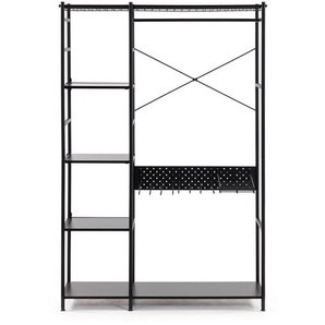 Regal Storn mit schwarzem Finish 120 x 182 cm