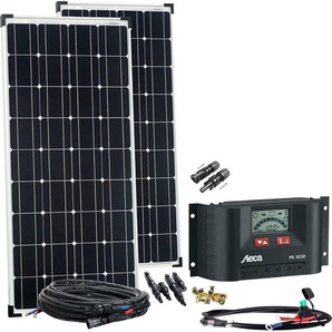 OFFGRIDTEC Solaranlage basicPremium-L 200W 12V/24V Solarmodule Komplettsystem schwarz (baumarkt) Solartechnik
