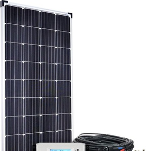 OFFGRIDTEC Solaranlage basicPremium-XL 150W 12V/24V Solarmodule Komplettsystem schwarz (baumarkt) Solartechnik