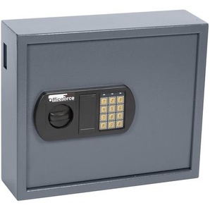 OfficeForce Digitaler Schluesselkasten, Schluesselschrank, Sicherheit, bis 50 Schluessel, Doppellbolzen Codeschloss (20101)