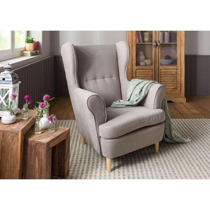 Ohrensessel 71x74x105 taupe scandi 110
