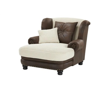Ohrensessel Bezug in Cord Bristol ¦ mehrfarbig ¦ Maße (cm): B: 125 H: 100 T: 140.0