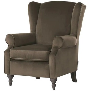 Ohrensessel - braun - Materialmix - 83 cm - 102 cm - cm 87,0 | Möbel Kraft