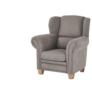 Ohrensessel - braun - Materialmix - 95 cm - 105 cm - cm 86,0 | Möbel Kraft