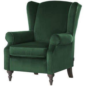 Ohrensessel  Cozy  ¦ grün ¦ Maße (cm): B: 83 H: 102 T: 87.0
