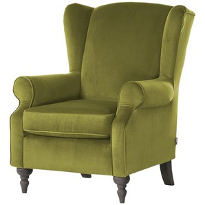 Ohrensessel  Cozy  ¦ grün ¦ Maße (cm): B: 83 H: 102 T: 87.0