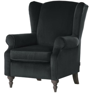 Ohrensessel  Cozy  ¦ schwarz ¦ Maße (cm): B: 83 H: 102 T: 87.0