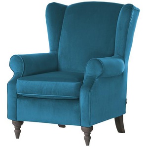 Ohrensessel  Cozy  ¦ türkis/petrol ¦ Maße (cm): B: 83 H: 102 T: 87.0