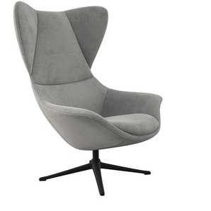 Ohrensessel FLEXLUX Stilo Relaxsessel Sessel Gr. Struktur, B/H/T: 90 cm x 115 cm x 88 cm, grau (soft grey) Ohrensessel