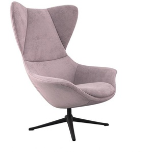 Ohrensessel FLEXLUX Stilo Relaxsessel Sessel Gr. Struktur, B/H/T: 90 cm x 115 cm x 88 cm, lila (soft lavende) Ohrensessel