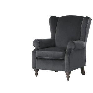 Ohrensessel - grau - Materialmix - 83 cm - 102 cm - cm 87,0 | Möbel Kraft