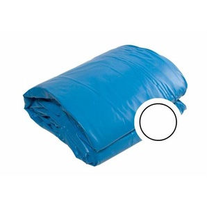Oku Obermaier - Poolfolie Rund blau Tiefe 0,90 m Folienstärke 0,40 mm überlappend ohne Biese blau, ø 3.60 m