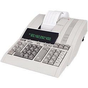Olympia Druckender Tischrechner mit Rolle CPD 5212 12-stelliges Display Weiß 5790474