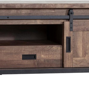 OMG Design TV-Schrank Stanley Lowboard mit Schiebetür, Breite 120 cm, in zwei Breiten