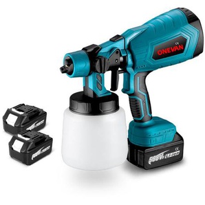 Onevan - 1000ML Elektrische Spritzpistole Akku-Farbspritzgerät Wiederaufladbare Auto Möbel Stahl Power Tools Für Makita 18V Batterie