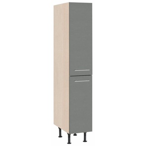 OPTIFIT Apothekerschrank Bern 30 cm breit, 176 cm hoch, höhenverstellbare Stellfüße, Metallgriffe