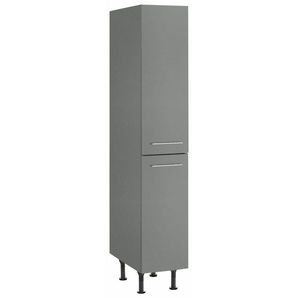 OPTIFIT Apothekerschrank Bern 30 cm breit, 176 cm hoch, höhenverstellbare Stellfüße, Metallgriffe