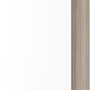 Apothekerschrank OPTIFIT Faro Schränke Gr. B/H/T: 30 cm x 174,4 cm x 57,1 cm, 2 St., weiß (weiß glanz) Apothekerschränke Schränke 2 Auszüge, Metallgriffe, Breite 30 cm