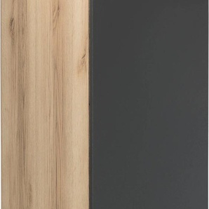Apothekerschrank OPTIFIT Iver Schränke Gr. B/H/T: 30 cm x 206,8 cm x 57,1 cm, grau (anthrazit) Apothekerschränke Breite 30 cm, mit 2 Auszügen, 5 Ablagen