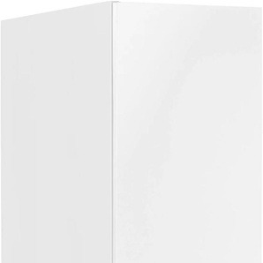 Apothekerschrank OPTIFIT Iver Schränke Gr. B/H/T: 30 cm x 206,8 cm x 57,1 cm, weiß (weiß glanz) Apothekerschränke Schränke Breite 30 cm, mit 2 Auszügen, 5 Ablagen