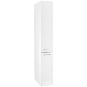 Apothekerschrank OPTIFIT Odense Schränke Gr. B/H/T: 30 cm x 206,8 cm x 57,1 cm, weiß (weiß, weiß) Apothekerschränke Schränke 30 cm breit, 207 hoch, mit 2 Auszügen, für viel Stauraum