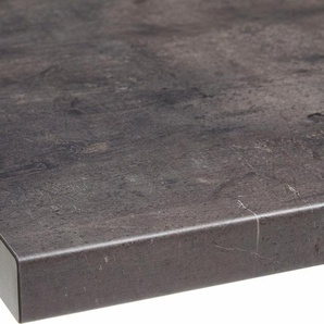 Arbeitsplatte OPTIFIT Luzern Tischplatten Gr. B/T/H: 220 cm x 60 cm x 3,8 cm, grau (santuru anthrazit) Optifit Küchenzubehör 38 mm stark