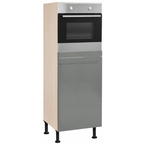 OPTIFIT Backofen/Kühlumbauschrank Bern 60 cm breit, 176 cm hoch, höhenverstellbare Stellfüße, mit Metallgriff