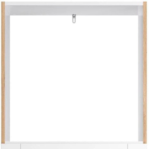 Backofenumbauschrank OPTIFIT Ahus Schränke Gr. B/H/T: 60 cm x 176,6 cm x 58,4 cm, 1 St., braun (weiß matt, wildeiche nachbildung) Herdumbauschränke Breite 60 cm