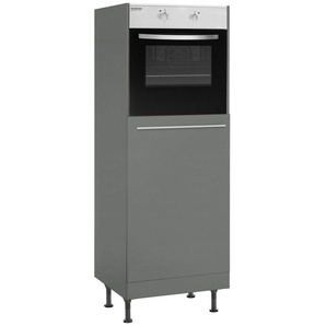 OPTIFIT Backofenumbauschrank Bern 60 cm breit, 176 cm hoch, höhenverstellbare Stellfüße, mit Metallgriff