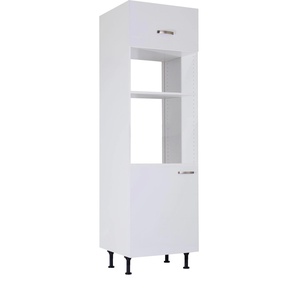 Backofenumbauschrank OPTIFIT Cara Schränke Gr. B/H/T: 60 cm x 211,8 cm x 58,4 cm, 2 St., weiß Herdumbauschränke geeignet für Einbaumikrowellengerät