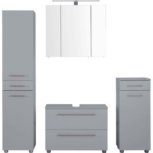 Badmöbel-Set OPTIFIT Bern Kastenmöbel-Sets blau (basalt) Badmöbel-Set Badmöbelserien Kastenmöbel-Sets