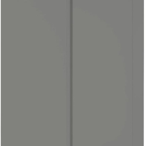 Eckhängeschrank OPTIFIT Elga Schränke Gr. B/H/T: 60 cm x 89,6 cm x 34,9 cm, 1 St., grau (basaltgrau, basaltgrau) Hängeschränke mit Soft-Close-Funktion und Metallgriff, Breite 60x60 cm