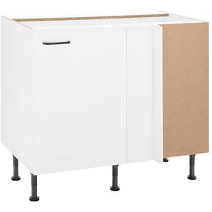 OPTIFIT Eckunterschrank »Elga«, mit Soft-Close-Funktion, höhenverstellbaren Füße, Breite 100 cm