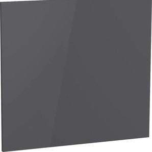 OPTIFIT Frontblende Aken Möbelblenden Gr. B/H/T: 59,6 cm x 57,2 cm x 1,6 cm, schwarz (anthrazit hg) Schrankaufsatz, Schrankeinsatz, Türen und Passepartout