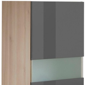 OPTIFIT Glashängeschrank Bern Breite 50 cm, Front mit Milchglas-Einsatz, mit Metallgriff