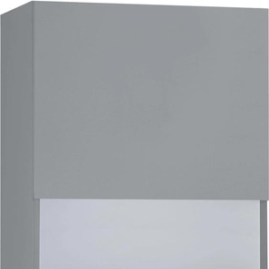Glashängeschrank OPTIFIT Cara Schränke Gr. B/H/T: 50 cm x 70,4 cm x 34,9 cm, 1 St., grau (basaltgrau, basaltgrau) Hängeschränke Breite 50 cm