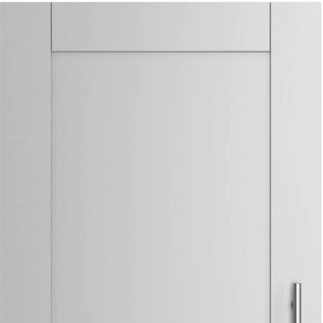 Hängeschrank OPTIFIT Ahus Schränke Gr. B/H/T: 50 cm x 70,4 cm x 34,9 cm, 1 St., grau (hellgrau matt, wildeiche nachbildung) Hängeschränke Breite 50 cm