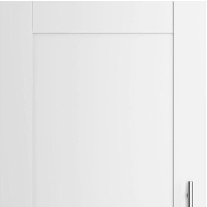 Hängeschrank OPTIFIT Ahus Schränke Gr. B/H/T: 50 cm x 70,4 cm x 34,9 cm, 1 St., braun (weiß matt, wildeiche nachbildung) Hängeschränke Breite 50 cm