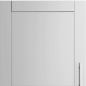 Hängeschrank OPTIFIT Ahus Schränke Gr. B/H/T: 60 cm x 70,4 cm x 34,9 cm, 1 St., grau (hellgrau matt, wildeiche nachbildung) Hängeschränke Breite 60 cm