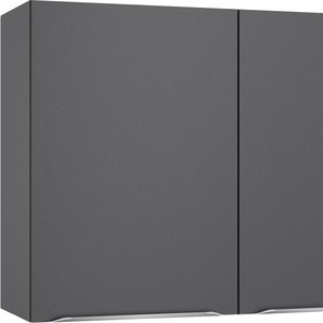 Hängeschrank OPTIFIT Aken Schränke Gr. B/H/T: 100 cm x 70,4 cm x 34,6 cm, grau (anthrazit) Hängeschränke