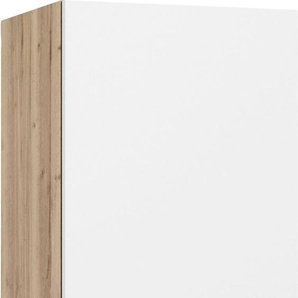 Hängeschrank OPTIFIT Aken Schränke Gr. B/H/T: 40 cm x 70,4 cm x 34,6 cm, weiß (weiß, wildeiche nachbildung) Hängeschränke