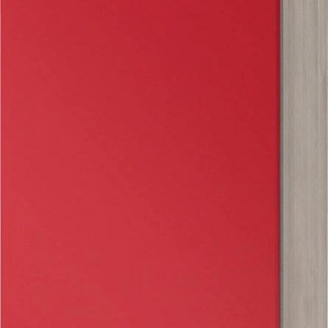 Hängeschrank OPTIFIT Faro Schränke Gr. B/H/T: 30 cm x 57,6 cm x 34,6 cm, 1 St., rot (rot glanz) Hängeschränke Schränke mit Metallgriff, Breite 30 cm