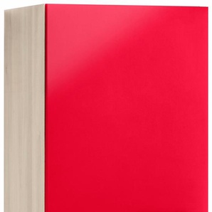 Hängeschrank OPTIFIT Faro Schränke Gr. B/H/T: 40 cm x 57,6 cm x 34,6 cm, 1 St., rot (rot glanz) Hängeschrank Küchenhängeschrank Hängeschränke Schränke mit Metallgriff, Breite 40 cm