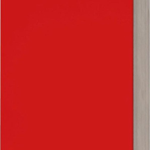 Hängeschrank OPTIFIT Faro Schränke Gr. B/H/T: 40 cm x 89,6 cm x 34,6 cm, 1 St., rot (rot glanz) Hängeschränke mit Metallgriff, Breite 40 cm